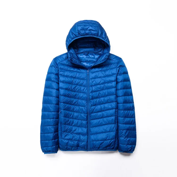 abrigo ligero con capucha acolchado de algodón para hombres chaqueta de algodón