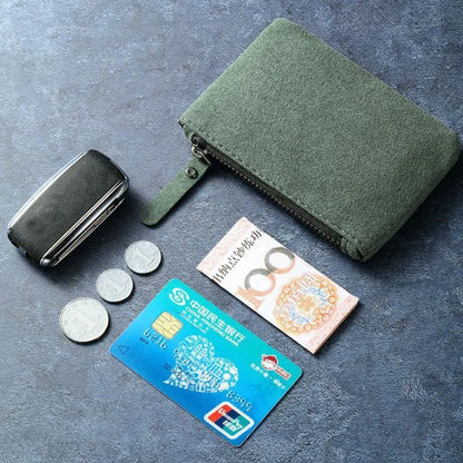 Mini billeteras de PU a la moda, monederos, tarjetero, monedero, bolsa de cambio con cremallera para hombres y mujeres