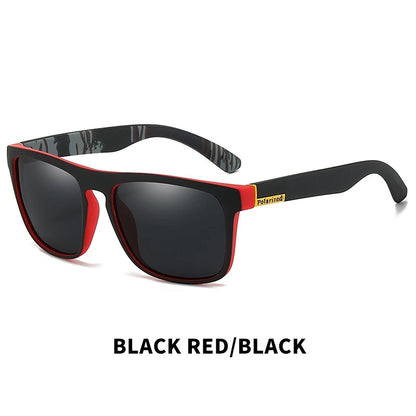 Gafas de sol polarizadas cuadradas vintage de moda para hombre y mujer, para conducir y pescar, de marca de lujo, de diseñador, con protección UV400.