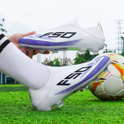 Nuevas Botas de Fútbol Antideslizantes de Alta Calidad para Céspet con Tacos de Alta Gama y Ligeras