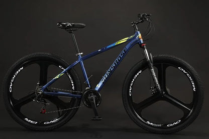 Bicicleta de montaña FJ de aleación de aluminio con amortiguación de velocidad variable, 29 pulgadas, para adultos, con ruedas integradas, 2025