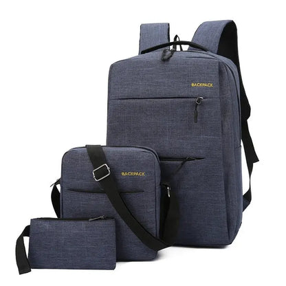 Oferta Conjunto de 3 unidades, Mochila de viaje multifuncional para ordenador de gran capacidad