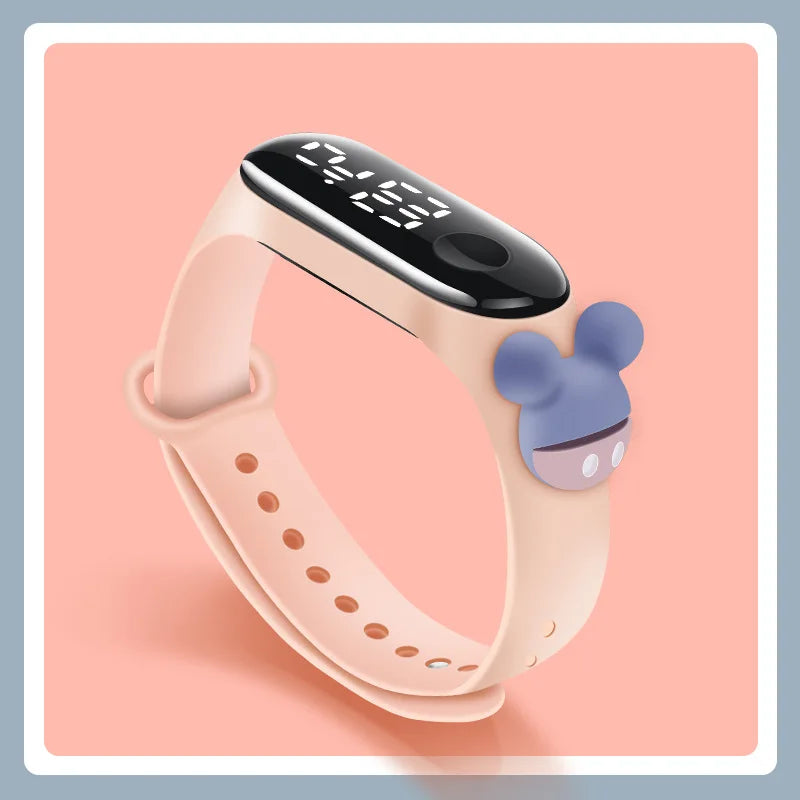 Relojes de moda para niños y niñas, pulsera electrónica deportiva con pantalla LED táctil, reloj de Spiderman para niños y mujeres, reloj resistente al agua