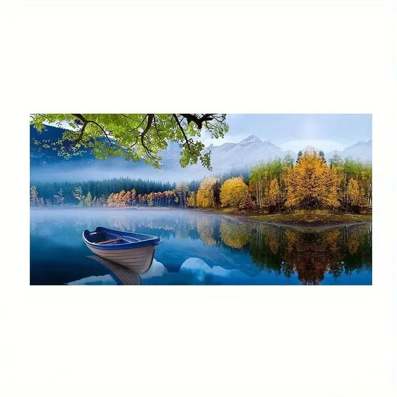Pósteres artísticos de pared de puesta de sol de playa, pintura en lienzo de paisaje grande, impresión, imagen de decoración de pared nórdica para decoración del hogar sin marco