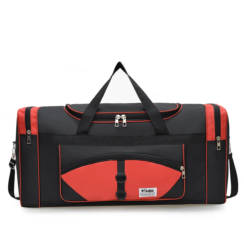 Bolso de mano extragrande, multifuncional, apto para viajes, actividades físicas y excursiones al aire libre.