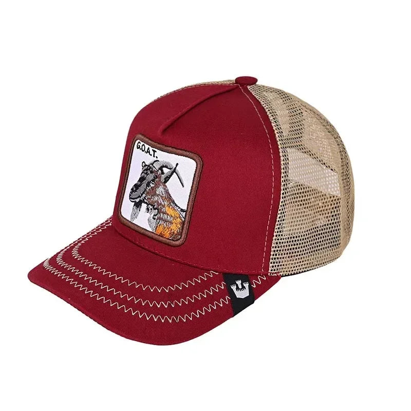 Gorra de béisbol bordada unisex, gorra de tiburón, gorra de animal, gorra de león, gorra de tigre, gorra de gallo, gorras de granja, gorras casuales, gorra de protección solar