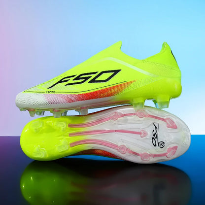 Nuevas Botas de Fútbol Antideslizantes de Alta Calidad para Céspet con Tacos de Alta Gama y Ligeras