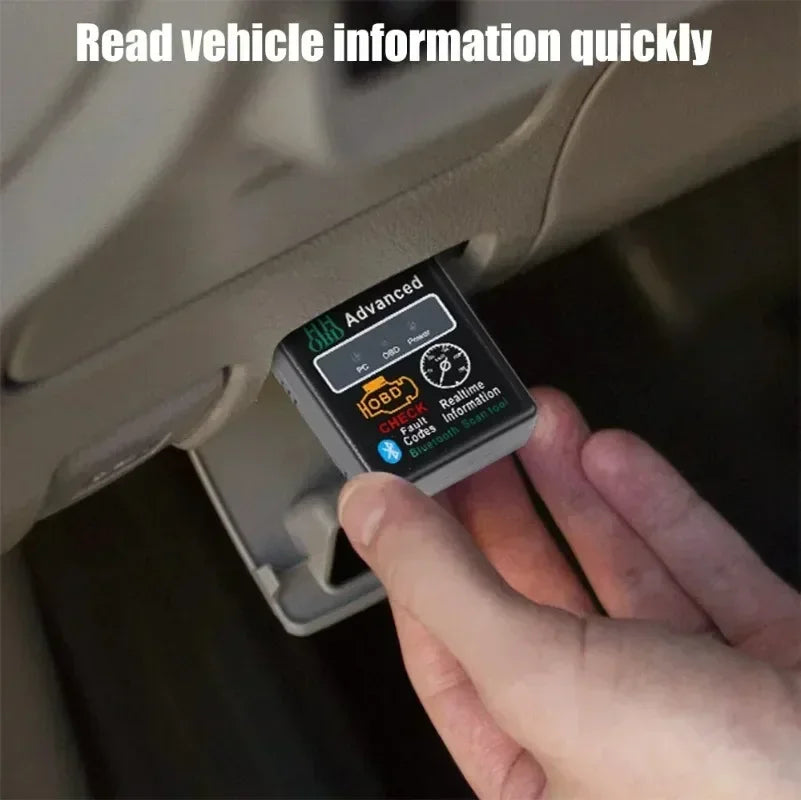 OBD2 Car Diagnostic Tool Bluetooth-Compatible Scanner Elm327 V1.5 OBDII Code Reader for Android IOS Windows
