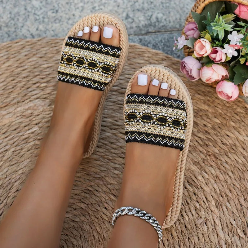 Sandalias de mujer para exteriores, recomendado para el verano