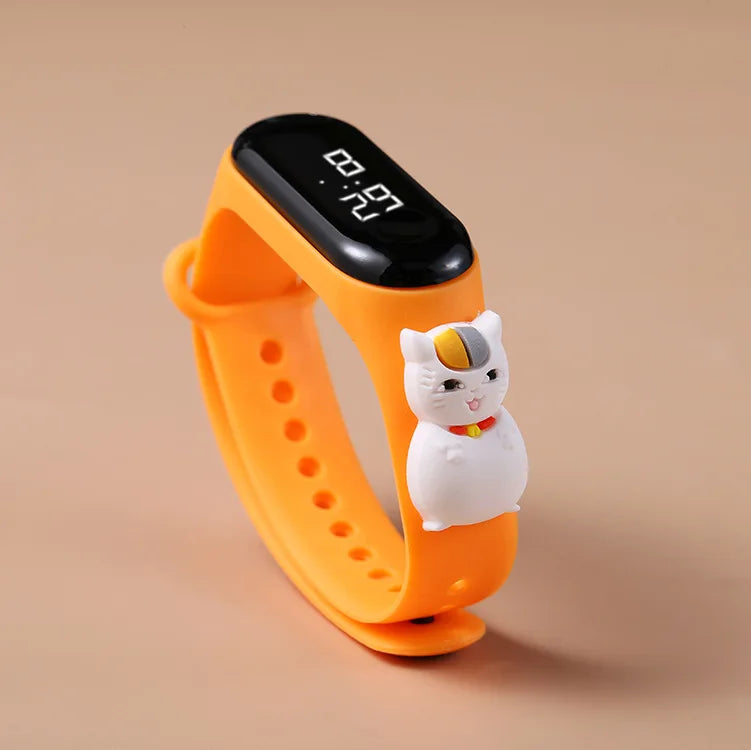 Relojes de moda para niños y niñas, pulsera electrónica deportiva con pantalla LED táctil, reloj de Spiderman para niños y mujeres, reloj resistente al agua
