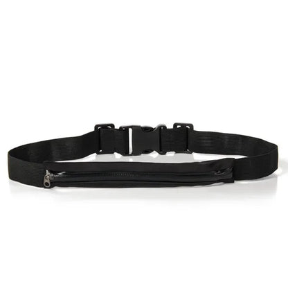 Riñonera ajustable para correr, doble bolsillo, impermeable, cinturón para teléfono, bolsa pequeña de nailon para viajar, ciclismo, senderismo, deporte, gimnasio
