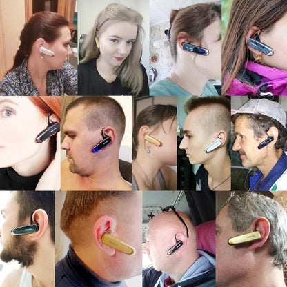 Auriculares inalámbricos New Bee Bluetooth V5.0 con micrófono y duración de 24 horas, miniauriculares manos libres para iPhone y Xiaomi