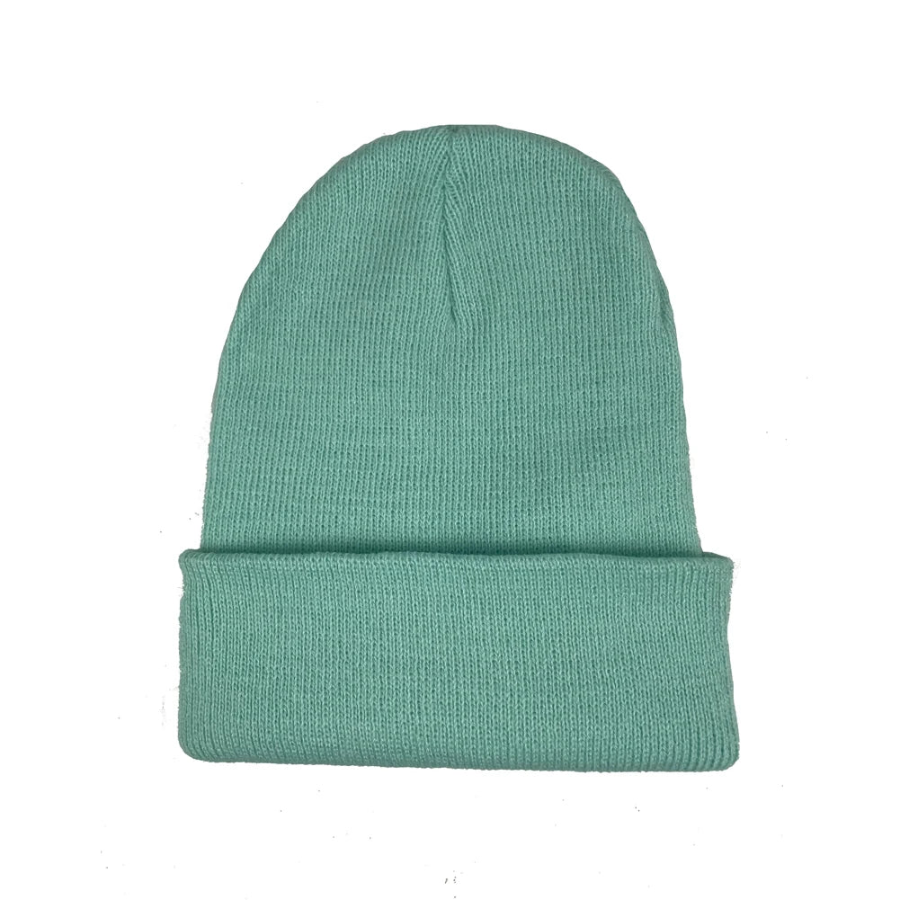 Gorro Unisex liso Otoño Invierno mezclas de lana Gorro de punto suave y cálido hombres mujeres
