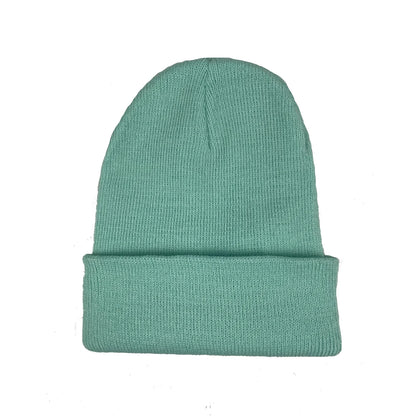 Gorro Unisex liso Otoño Invierno mezclas de lana Gorro de punto suave y cálido hombres mujeres