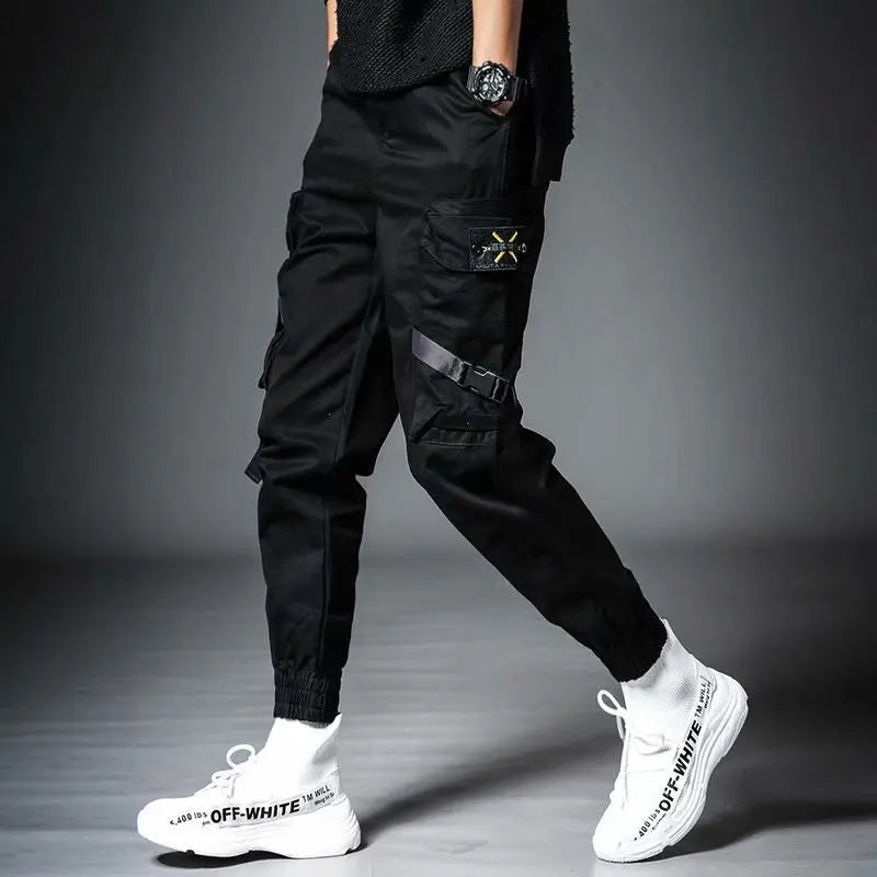 antalones de trabajo para hombre nuevos 2025, pantalones casuales rectos y sueltos para hombres europeos y americanos, pantalones de trabajo con bolsillos para hombre