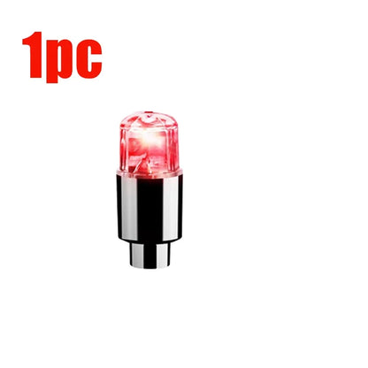 Luz ambiental para buje de coche, luces LED para neumáticos de bicicleta, lámpara de neón universal para coche, luces para tapa de válvula, bombilla intermitente colorida decorativa para neumáticos