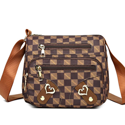 Bolso de mujer de nuevo estilo: bolso de hombro casual hecho de piel sintética