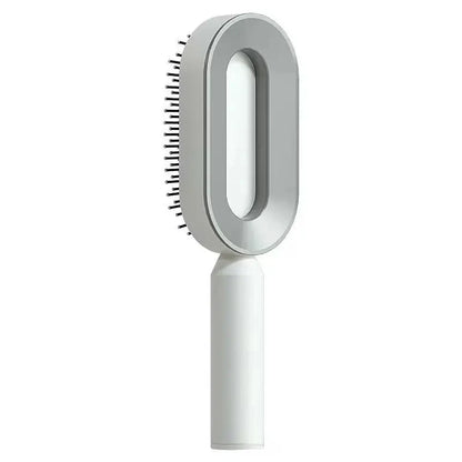 Peine de masaje, cepillo de pelo autolimpiante para mujer, peine de pelo rápido de una tecla, cojín de aire 3D, herramientas de estilismo para el cabello, peine con bolsa de aire