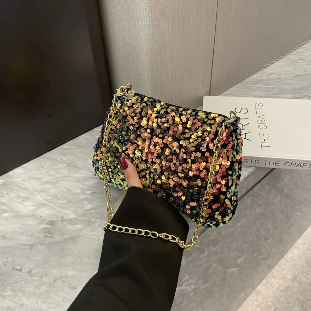 Bolso de mano elegante, bolso de mano de noche para mujer