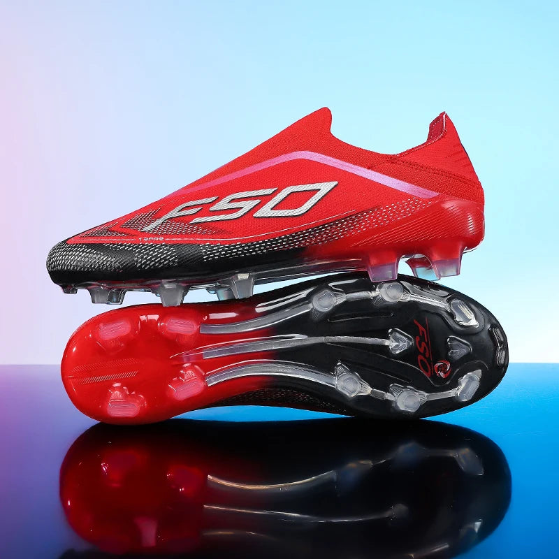 Nuevas Botas de Fútbol Antideslizantes de Alta Calidad para Céspet con Tacos de Alta Gama y Ligeras