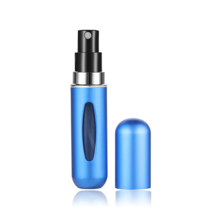 Botella de perfume recargable de 5 ml, portátil, mini, bomba de aroma, envases cosméticos vacíos, atomizador para viaje