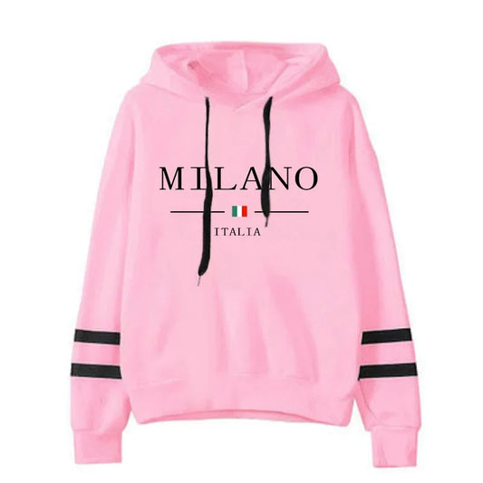 Sudaderas con capucha para mujer, gran oferta, estampado, jerséis versátiles diarios, ropa deportiva para correr a rayas, Tops informales con capucha para mujer