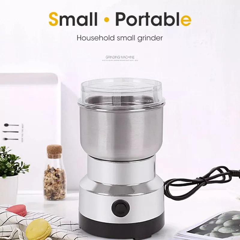 300ml Mini Household Electric Grinder Ultrafine Pulverizer Baby Food Coffee Grinder Spice Pepper Grinder 2/4 Blades Grain Mill