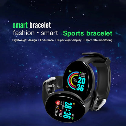 Nuevo reloj inteligente para hombres y mujeres, pulsera inteligente LED
