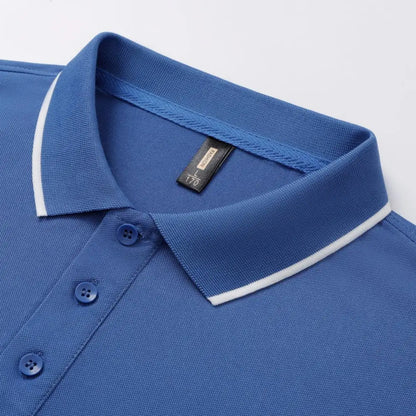 Polo informal a rayas para Hombre, Camiseta De alta calidad con cuello De manga corta, moda De verano, venta al por mayor