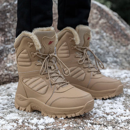 Men's winter boots, waterproof ankle high boots for men