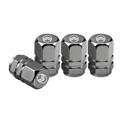 4 tapas antipolvo para válvula de neumático de rueda de coche, para Citroën Celysee C4 C3 C5 C1 C2 C6 Aircross Picasso Cactus Berlingo