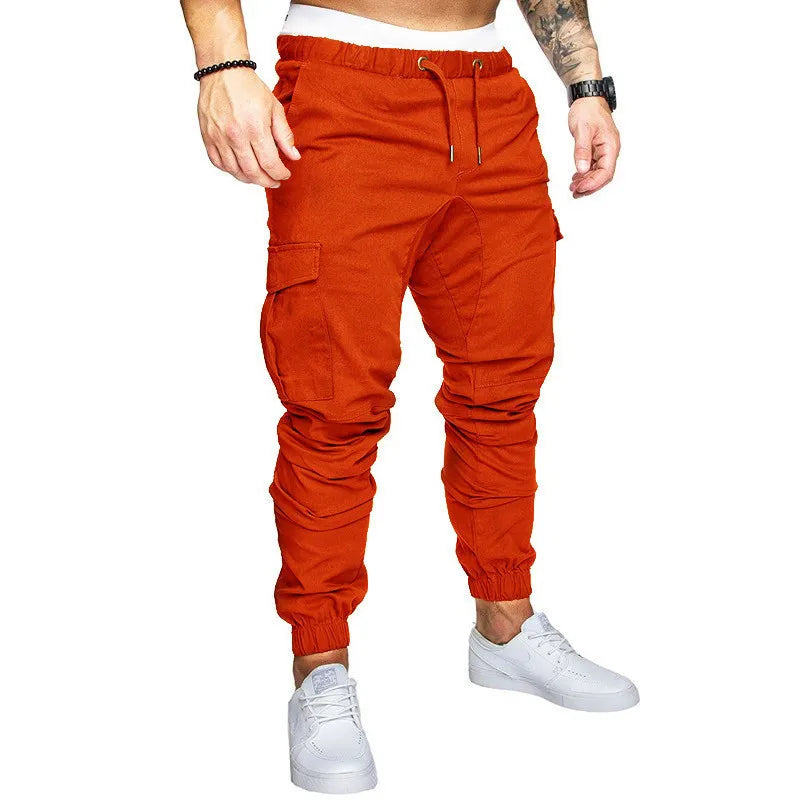 antalones de trabajo para hombre nuevos 2025, pantalones casuales rectos y sueltos para hombres europeos y americanos, pantalones de trabajo con bolsillos para hombre