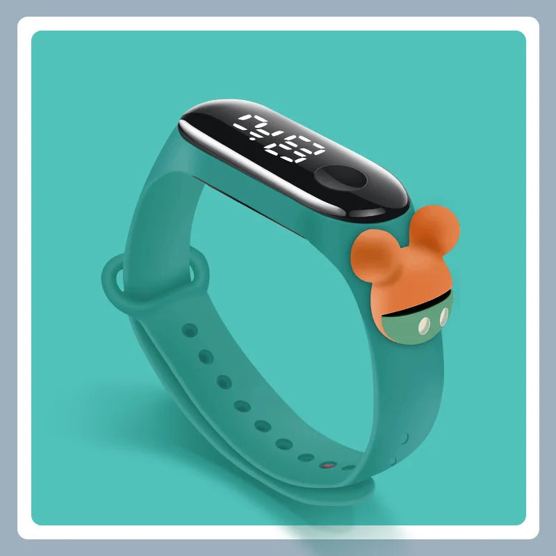 Relojes de moda para niños y niñas, pulsera electrónica deportiva con pantalla LED táctil, reloj de Spiderman para niños y mujeres, reloj resistente al agua