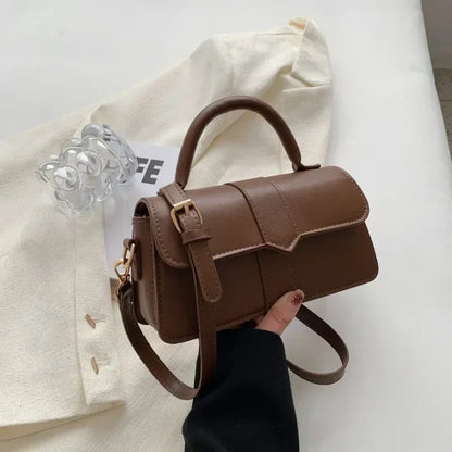 Bolso de cuero de Pu para mujer, bolso cruzado a la moda