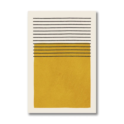 Pósteres e impresiones de pintura abstracta minimalista Original, imagen de pared, arte de pared gris mostaza y lienzo impreso para