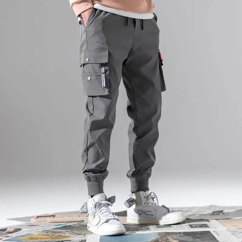antalones de trabajo para hombre nuevos 2025, pantalones casuales rectos y sueltos para hombres europeos y americanos, pantalones de trabajo con bolsillos para hombre