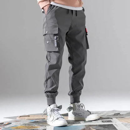 antalones de trabajo para hombre nuevos 2025, pantalones casuales rectos y sueltos para hombres europeos y americanos, pantalones de trabajo con bolsillos para hombre