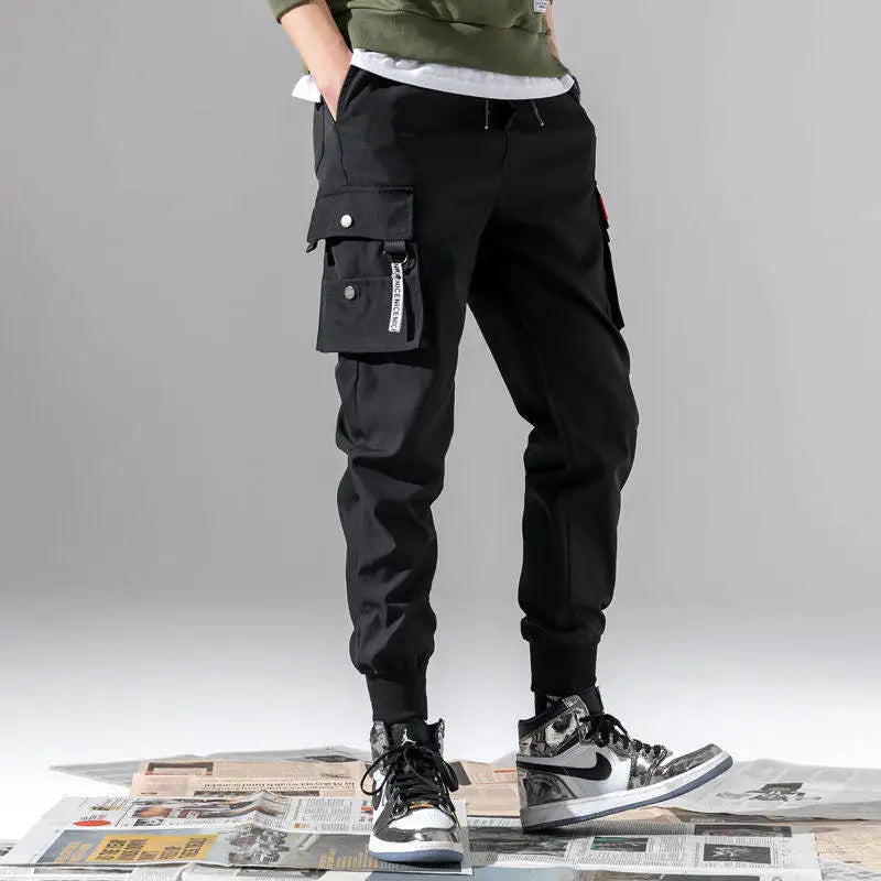 antalones de trabajo para hombre nuevos 2025, pantalones casuales rectos y sueltos para hombres europeos y americanos, pantalones de trabajo con bolsillos para hombre