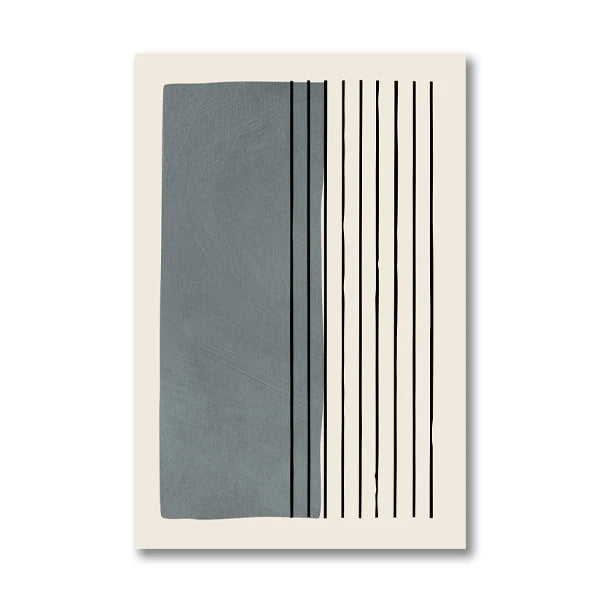 Pósteres e impresiones de pintura abstracta minimalista Original, imagen de pared, arte de pared gris mostaza y lienzo impreso para