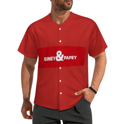 Camisetas de béisbol de marca elegante para hombre