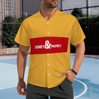 Camisetas de béisbol de marca elegante para hombre