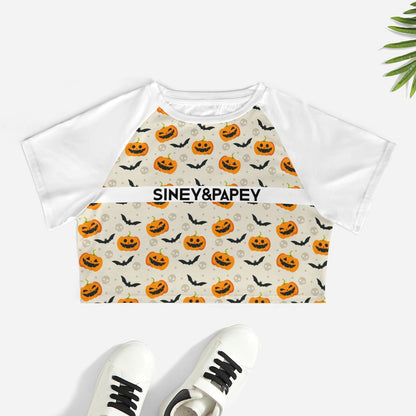 Camiseta de manga corta y ombligo al descubierto