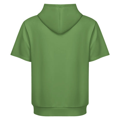 Sudadera con capucha y manga corta de tendencia