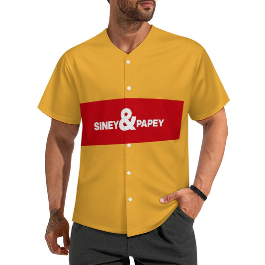 Camisetas de béisbol de marca elegante para hombre