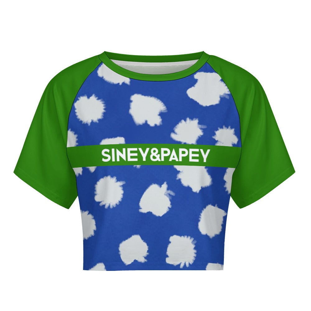 Camiseta de manga corta y ombligo al descubierto