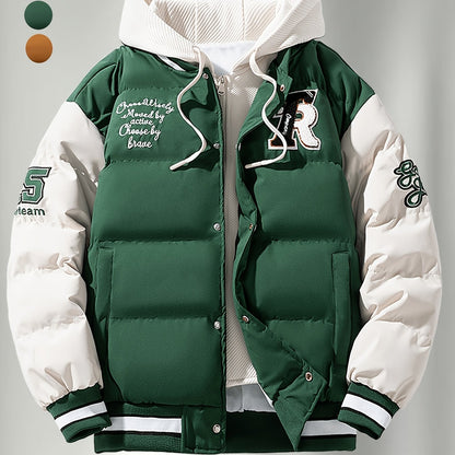 Chaqueta de Invierno para Hombre Dos en 1 con Cierre Completo y Cuello Con Capucha - Ropa Térmica Pesada, Abrigo Largo Entallado al 100% Zippeable