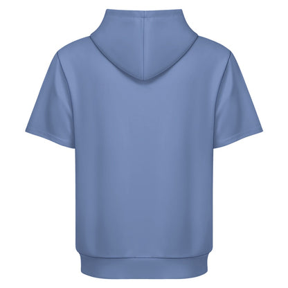 Sudadera con capucha y manga corta de tendencia